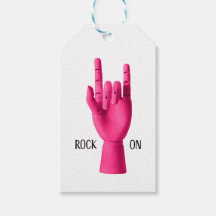 Rock On! Geschenkmarke für den Rocker in Ihrem Leb