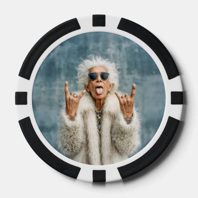 Rock On in Style Pokerchips (Vorderseite)