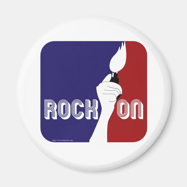 Rock-On-Logo Magnet (Vorne)