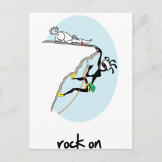 "Rock On!" Postkarte
