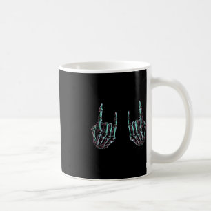 Rock On Rock Star Skeleton Hands - Concert Band Gr Kaffeetasse
