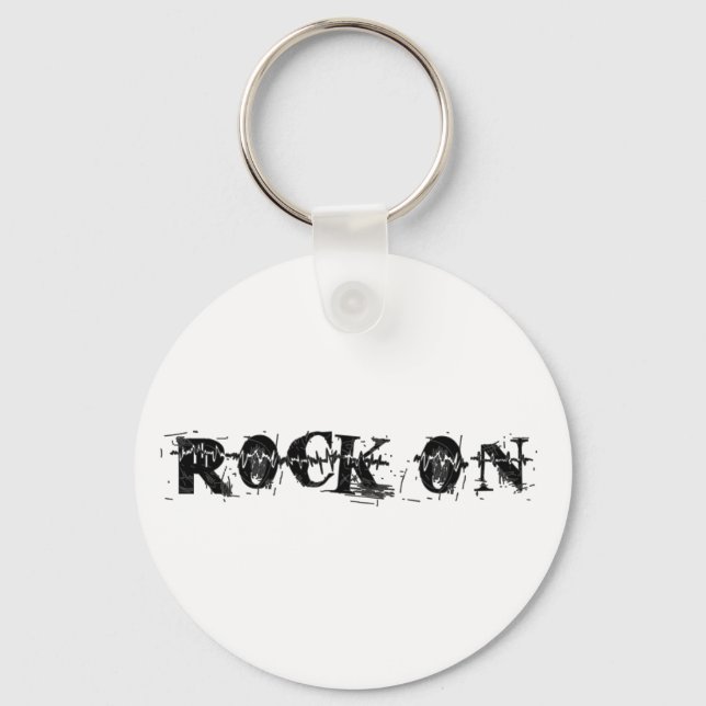 Rock On Schlüsselanhänger (Vorderseite)