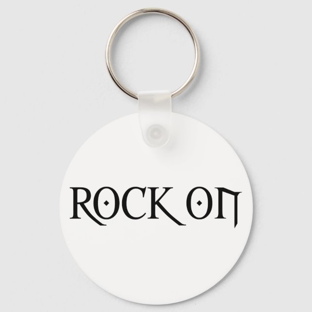 Rock On Schlüsselanhänger (Vorderseite)