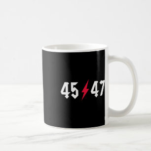 Rock on Trump 45 47 Präsident Trump Rocks Kaffeetasse