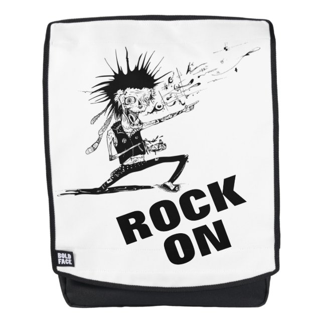 Rock on Zombie Rucksack (Vorderseite)