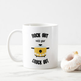 Rock Out mit Crock Out Yellow Kaffeetasse