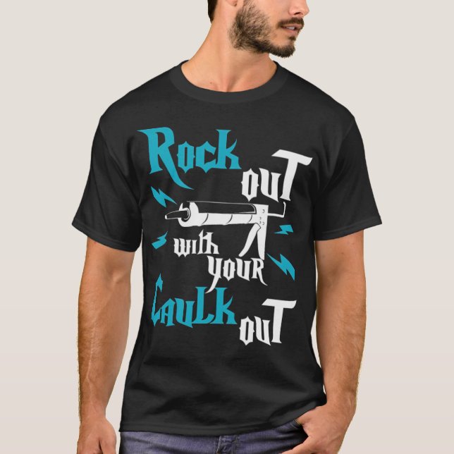 Rock out mit deinem Caulout Funny Regenbogen Gebur T-Shirt (Vorderseite)