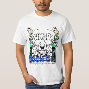 Rock out, mit den Daumen raus T-Shirt