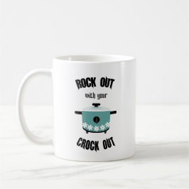 Rock Out mit Ihrem Crock Out Türkis Kaffeetasse
