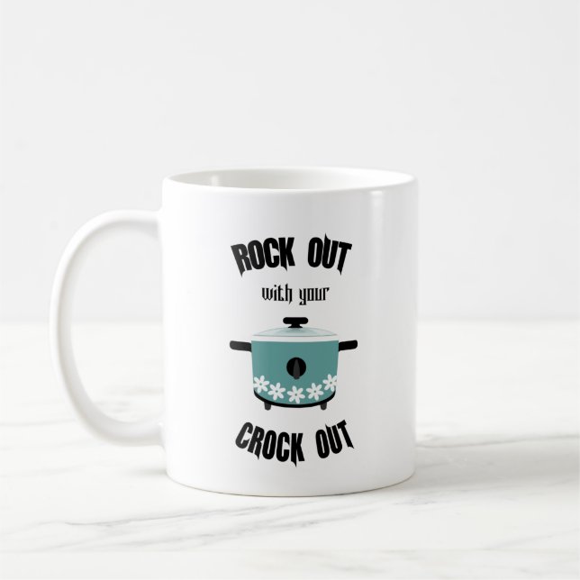 Rock Out mit Ihrem Crock Out Türkis Kaffeetasse (Links)