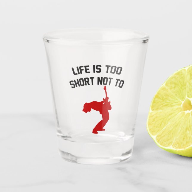 Rock Out Schnapsglas (Vorderseite)