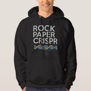 Rock Paper Crispr Lustiger Wissenschaftler Biologe Hoodie