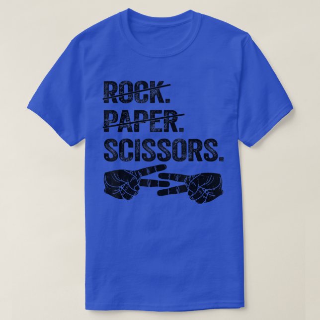 Rock Paper Schere Lesbische Frauen Mädchen Pride P T-Shirt (Design vorne)
