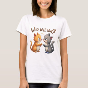 Rock Paper Scheren Handspiel Niedlich Paw Funny Ca T-Shirt