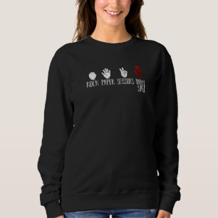 Rock Paper Scisser Table Saw Woodworker Sweatshirt