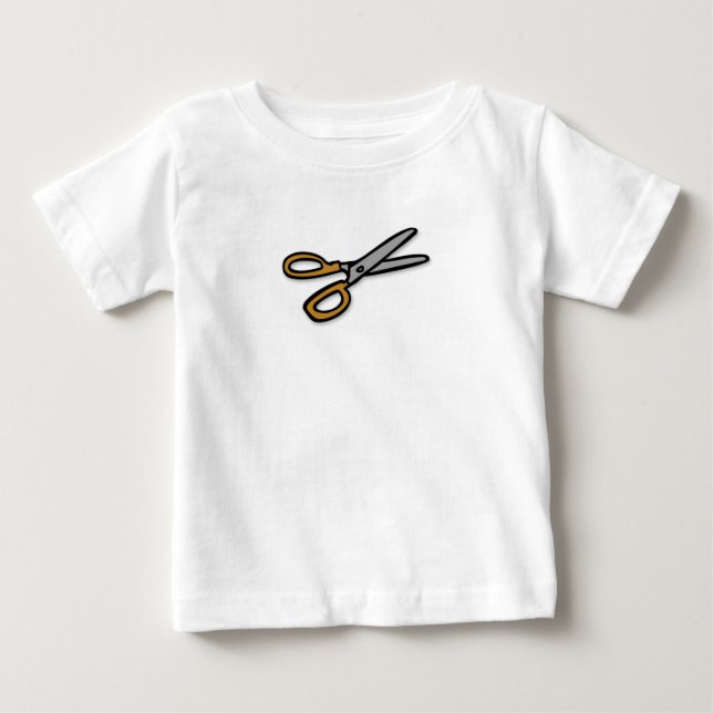 Rock, Paper, SCISSORS! Baby T-shirt (Vorderseite)