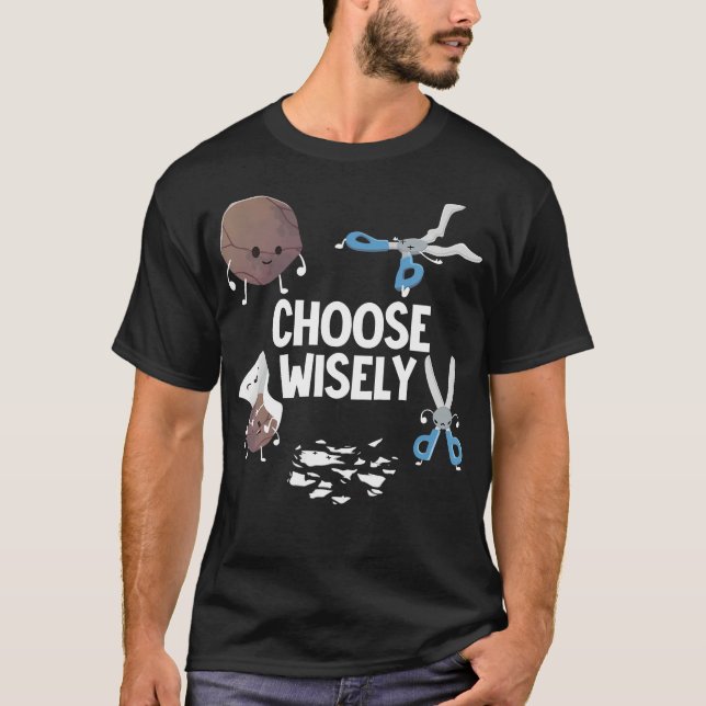 Rock Paper Scissors Choose T-Shirt (Vorderseite)