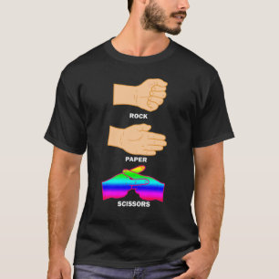Rock Paper Scissors Lgbtq+ Pride Month Alud T-Shirt