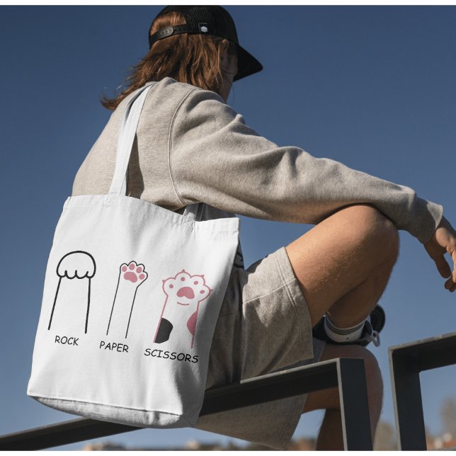 Rock, Papier, Schere Tragetasche (Von Creator hochgeladen)