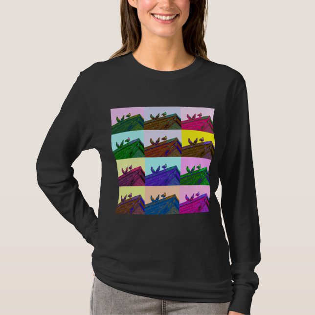 Rock Pigeon Pop T-Shirt (Vorderseite)