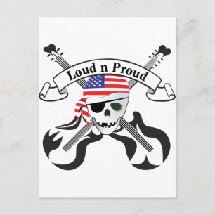 Rock Pirate USA Style Postkarte