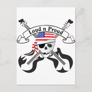 Rock Pirate USA Style Postkarte