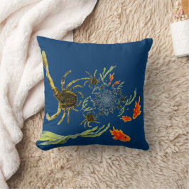 Rock Pool Crabs, Funny Faside Seaside Kissen