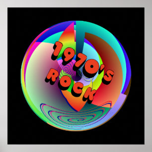 Rock Poster der 70er Jahre