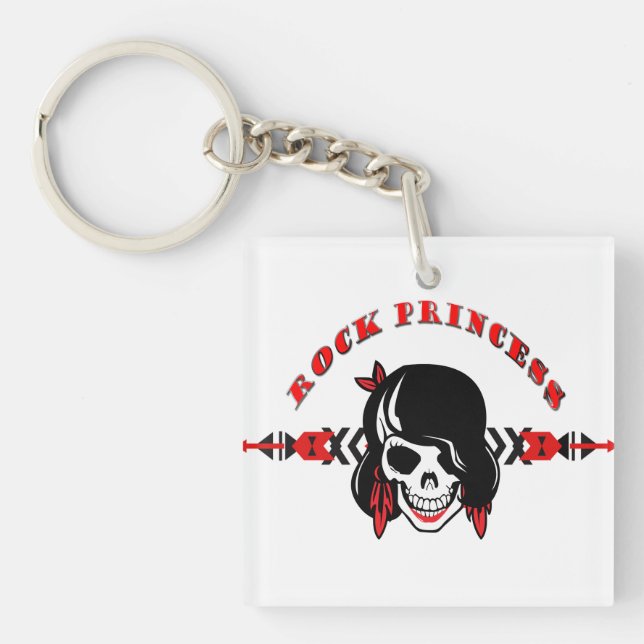 Rock Princess Schlüsselanhänger (Vorderseite)