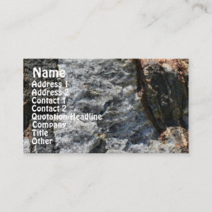 Rock Quarry Wall #3 Nature Profile Business Card Visitenkarte