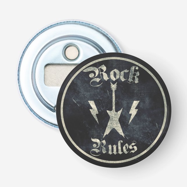 Rock regiert !! flaschenöffner (Vorderseite)