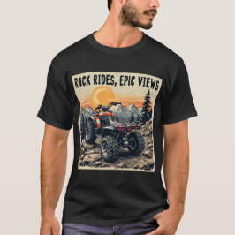 Rock Rides Epic Views - Abenteuer T-Shirt