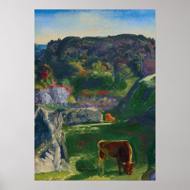 Rock Ridge Farm von George Bellows Poster (Vorne)