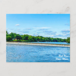 Rock River Dixon Illinois Postcard Postkarte