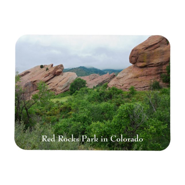 Rock Rocks Ridge Mountains and Valley Magnet (Horizontal)