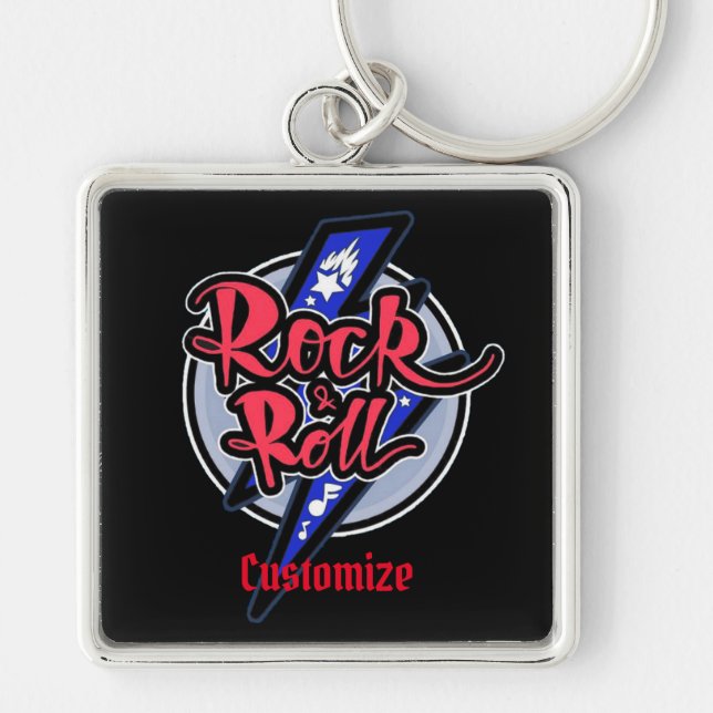 Rock & Roll Blitzkrieg Schlüsselanhänger (Vorne)