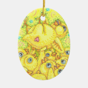 ROCK & ROLL CHICK, FRÜHSTÜCKSMOSH PIT ORNAMENT Ova