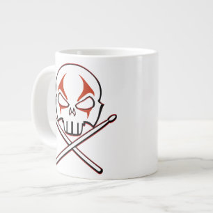 Rock & Roll Drummer Kaffeekassen Jumbo-Tasse