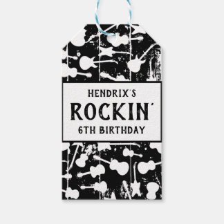 Rock & Roll Gitarre Geburtstagspartys Servietten Geschenkanhänger