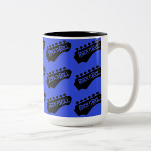 Rock & Roll Guitar Zweifarbige Tasse