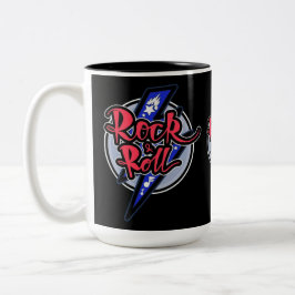 Rock & Roll Lightning Zweifarbige Tasse