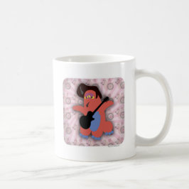 Rock Roll Musical Monster Cartoon Spaß Kunst Tasse