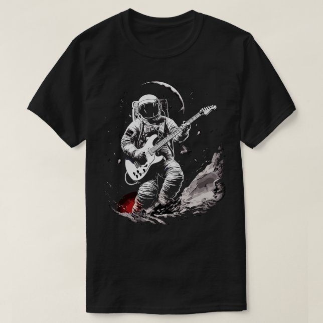 Rock Roll Musik Konzertfestival Astronaut Space G T-Shirt (Design vorne)