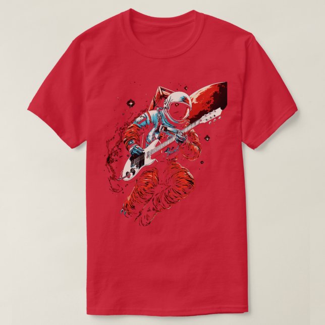 Rock Roll Musik Konzertfestival Astronaut Space G T-Shirt (Design vorne)
