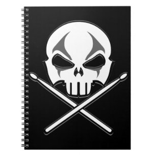 Rock & Roll Notebook-Metallpresse Journal Book Notizblock