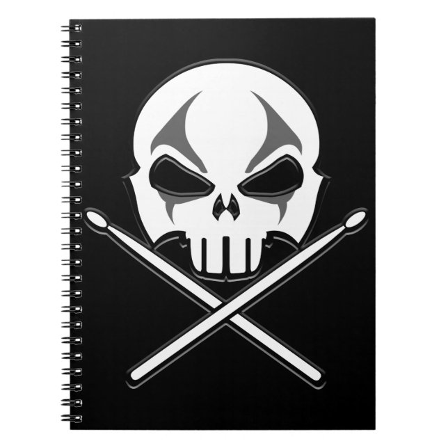 Rock & Roll Notebook-Metallpresse Journal Book Notizblock (Vorderseite)