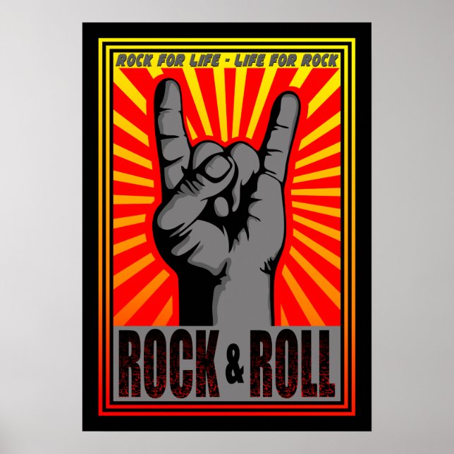 Rock & Roll Poster (Vorne)