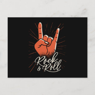 Rock & Roll Postkarte