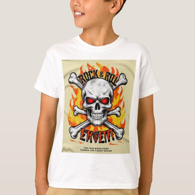 Rock & Roll Rebellion T-Shirt (Vorderseite)