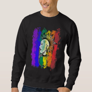 Rock & Roll Skeleton Krankenanstalt Satan Medizin Sweatshirt